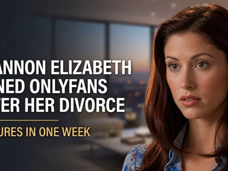 Shannon Elizabeth Joined OnlyFans After Her Divorce—and Made 7 Figures in One Week